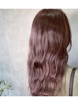 ヘアーサロン ウノ 新百合ヶ丘(hair salon UNO)&nbsp;ピンクベージュ★イルミナカラー/ウェーブ巻き/ベビーピンク