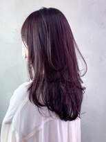 アイティーバイアルバム 松戸店(IT by ALBUM) カシスレイヤーロング_くびれヘアビタミンカラー_ba338512