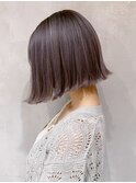 ラベンダーグレー_くびれヘアビタミンカラー_ba337782
