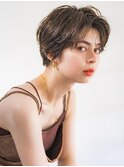 《Agu hair》ウェットなセンターパートでお洒落女子  2