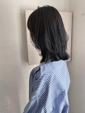 キャンバス バイ ネオリーブ 横浜西口(Canvas by neo.) 結べるボブ ロブ ニュアンスレイヤー 暗髪 sk