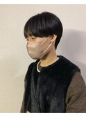 メンズ 韓国風シースルーマッシュ