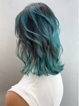 アルバム 銀座(ALBUM GINZA) デザインカラーレイヤーカッニュアンスカラート_ba417211