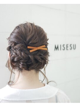 ミセス 天神店(MISESU) 編み込みヘアアレンジ