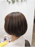 toricot guest hair【ボブ/ハイライト/ベージュブラウン】