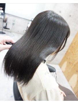ヘアテリア リュウ 大塚(hair teria ryu) 艶髪ストレート/髪質改善
