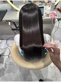★前髪カタロググレーベージュレイヤーロングアッシュブラック★