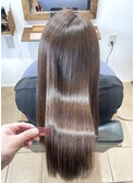 【Sec. hair design 水戸】ナチュラル縮毛矯正+髪質改善
