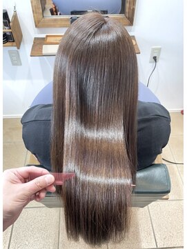 セックヘアデザイン(Sec hair design) クセを伸ばすだけじゃない、“質感”まで変える縮毛矯正。