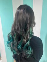 マティーナ ヘアー 池袋(Matina hair)&nbsp;【グリーンインナーカラー】20代30代40代50代