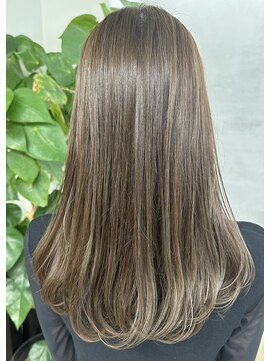 インビテーション(invitation) アプリエカラー◎ブルーアッシュ