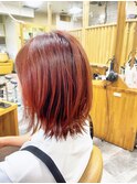 40代切りっぱなしボブ