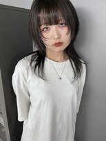 キバ(kva) ▽□□▽黒髪×Y2Kウルフカット