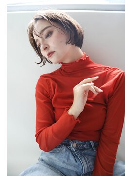 ホワイトストーン WHITE STONE 柔らかニュアンスミニボブ「前髪アンブレラカラー」