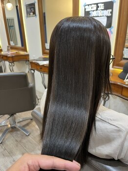 ルーシー ヘア キュア(Ｌｕｃｉ  Ｈａｉｒ  Cu´re )の写真/【髪質改善酸性ストレート】ケアが同時にできる、ダメージや乾燥など特に傷みが気になる方にオススメ◎