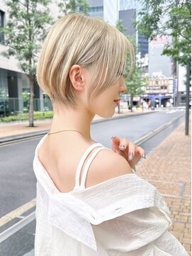 ロンド ジュルード 名古屋(Lond jeloud) ショート ボブ インナーカラー 韓国風41111