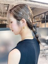 アイティー バイ アルバム 中野店(IT by ALBUM) くすみベージュ透明感カラー秋色オリーブカラー_ba499351