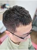白髪染め グレイアッシュトーン7 アイロン仕上げ