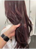 ［風花］ブリーチなしダブルカラー　ベリーピンク