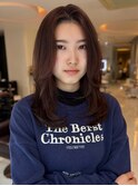 前髪なしミディアムレイヤー☆