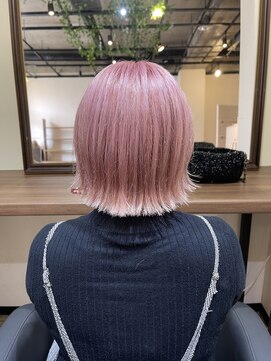 ハル 泉中央(hal) ボブ@シルバーピンク