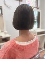 ランデ(RANDE)&nbsp;白髪染め白髪ぼかし大人かわいいミディアムショートボブ40代50代