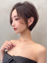 ロンド ストラーダ 心斎橋(Lond strada)&nbsp;ショート×ハイライト白髪ぼかし×愛され似合わせカット[心斎橋]