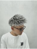 ツイストジェットモヒカン×ホワイトメッシュ