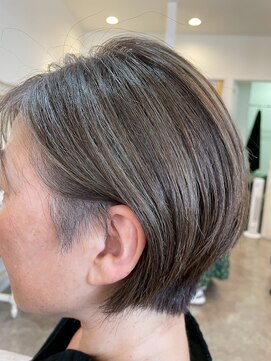 サロン ド コアフュール メランジェ(Salon de coiffure Melange) 大人ショート/白髪ぼかし