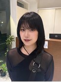 【ラベンダーブラウン】縮毛矯正で艶髪に♪
