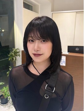 バサ 江古田店(BASSA) 【ラベンダーブラウン】縮毛矯正で艶髪に♪