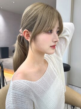 ロンドアヴァントゥス 池袋(Lond aventus) オリーブグレー/ボブ/顔周り/小顔/レイヤー/髪質改善/縮毛矯正