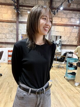 ディレクト(Direct) ショートボブハイライトレイヤーカットヘアセット/鹿児島/天文館