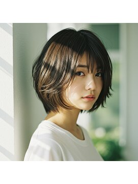 コトナ 越谷店 忙しい20代に人気！越谷の時短ミニマルボブ×オリーブグリーン