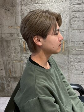 ニアウ 高崎店(Niau) MEN’S HAIR/サーフカール/刈り上げセンターパート/群馬高崎