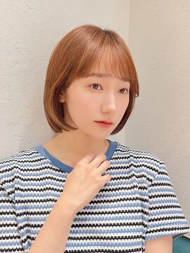 ロンド レグリーズ 立川(Lond leglise) グレーブラウン似合わせカット/ミニボブレイヤー/ダークアッシュ