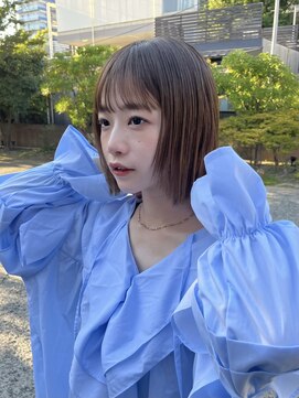 キアラ(Kchiara) 福岡美容室20代30代40代切りっぱなしボブぱつっとボブ