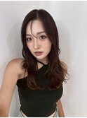 心斎橋/着物ヘア/大人ガーリー/ダークアッシュ/似合わせカット