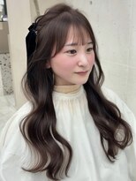 ビュー フクオカ(VIEW FUKUOKA)&nbsp;ヘアセット/顔周りカット/ブラウンカラー