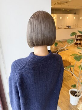 ルッツ(Lutz. hair design) 1/23 ボブ×ブランドベージュ【千代田彩夏】