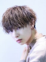 コンフィデンス 新宿3rd(confidence)&nbsp;メンズツイストスパイラルパーマメンズマッシュブラウンカラー