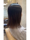 伸ばしかけ外はねヘア