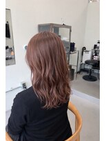 ユレル(yureru) セミロング×ピンクアッシュ