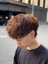 ノイセルヘアー(Noisyle Men's hair) リバースセンターパート/ニュアンスウルフ/ダウンバング/大阪◎