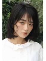 ルーツ 浅草店(roots)&nbsp;韓国風ニュアンスボブ×シースルーバング