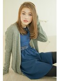 外国人風☆セミロング☆メルティーアッシュノーブルカラー☆