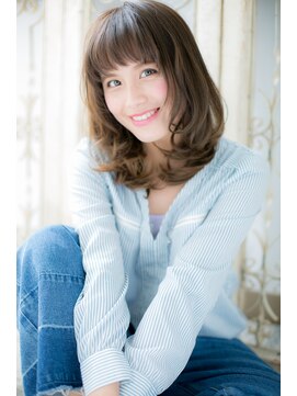 モッズ ヘア 福岡姪浜店(mod's hair) *mod's姪浜*…眉見せがキュート！ラブグラマラスミディb