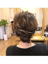 ヘアーアトリエ アンル(hair atelier anle) シニヨン