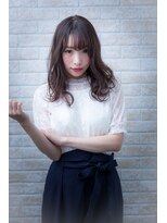 ヘアーアートシフォン 池袋西口店(Hair art chiffon)&nbsp;デザインカラー丸みショート無造作カールボブディイルミナカラー