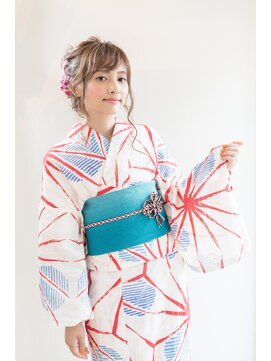 ロカット サロン(Roquat Salon) 浴衣着付けアレンジ【ヘアアレンジ 浴衣/立川/八王子/立川南】